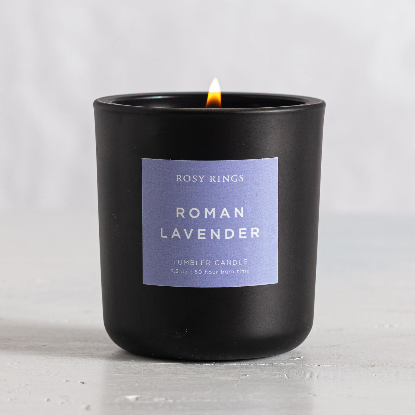 Roman Lavender Boxed Glass Tumbler Candle