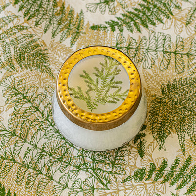 Forest Small Pressed Floral Candle