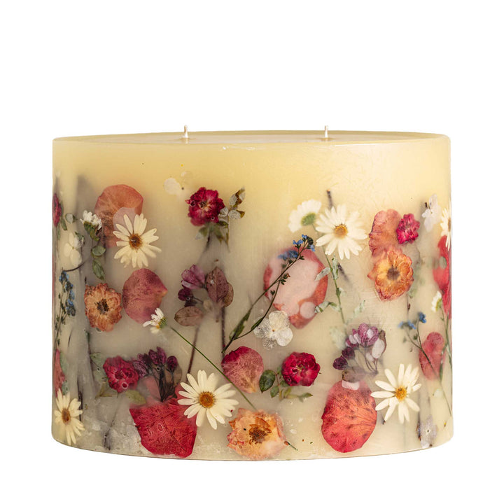 Apricot Rose Oval Botanical Candle-Candles 1 of 2