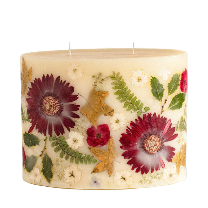 Winterberry Frost Oval Botanical Candle