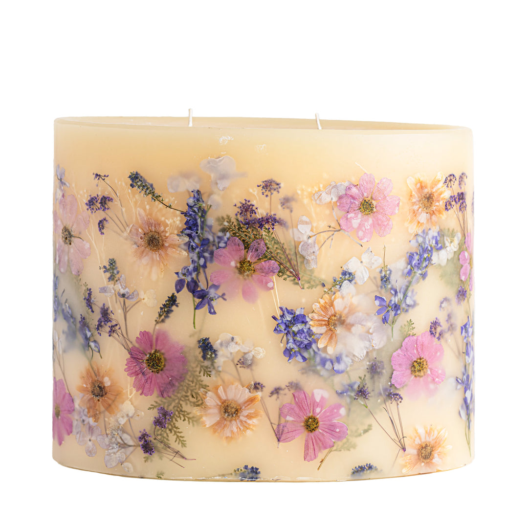Centerpiece Botanical Candle - Roman Lavender-Candles