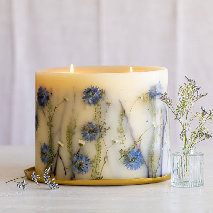 Centerpiece Botanical Candle - Sea Salt Mist-Oval Botanical Plate 3 of 7