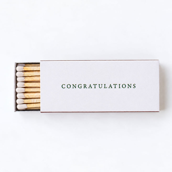 "Congratulations" Matchbox-Matches 1 of 4
