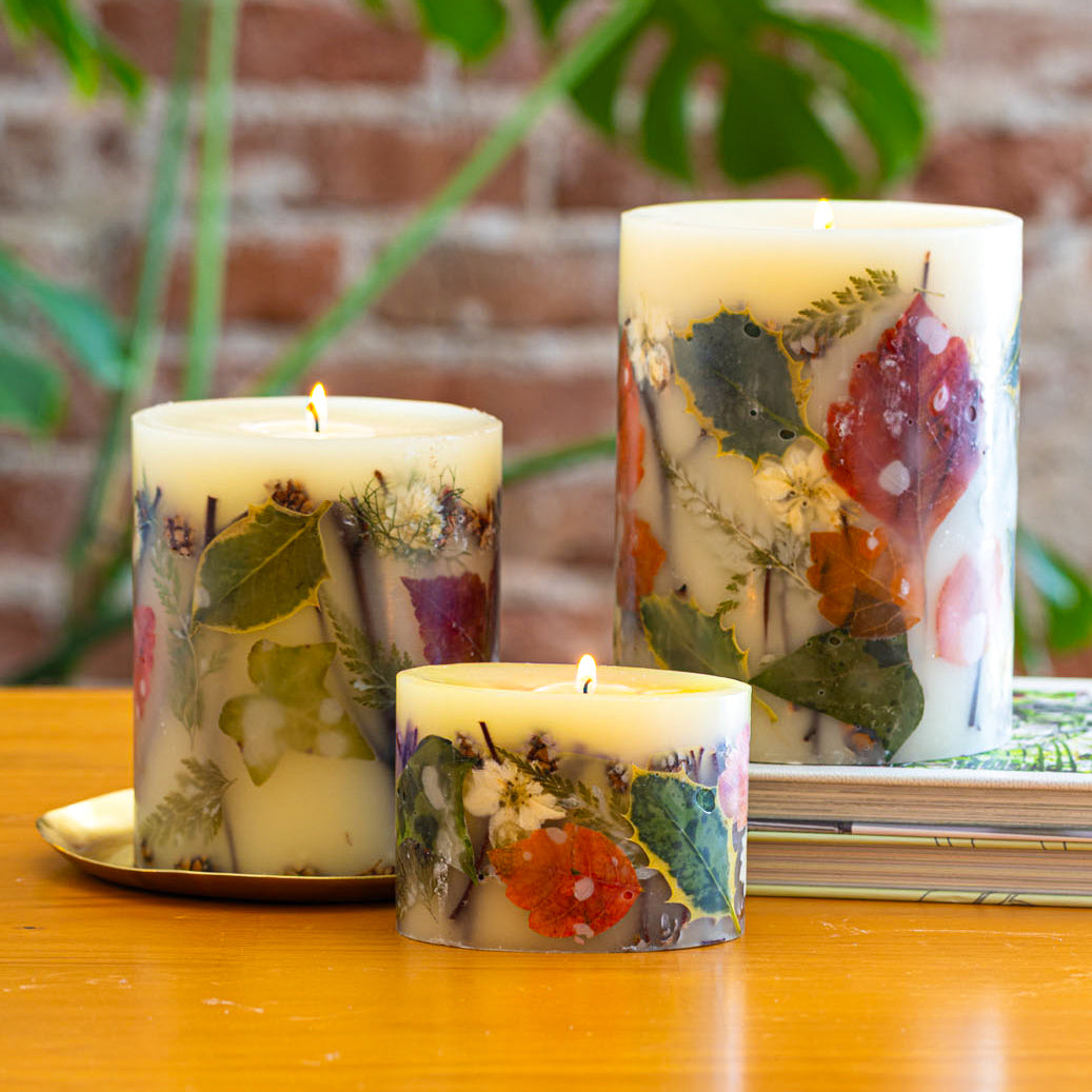 Forest Small Round Botanical Candle-Small Botanical Candle