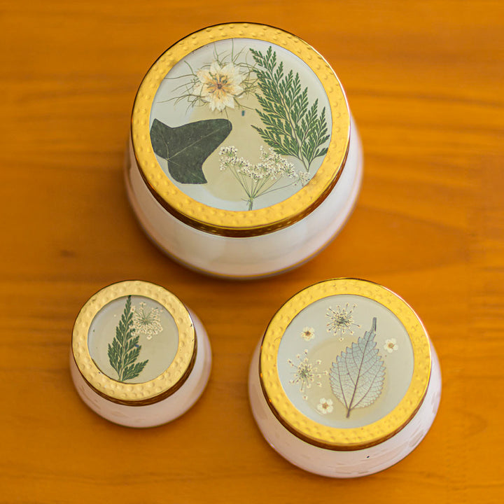Forest Large Pressed Floral Candle-Pressed Floral Candles 4 of 6