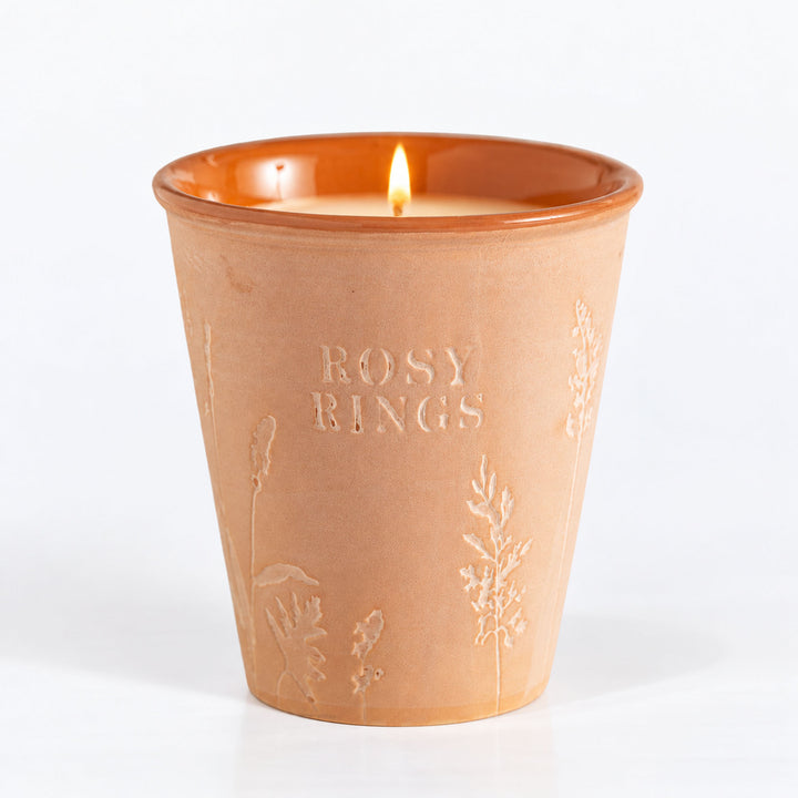 Tomato Vine Garden Pot Candle + Plantable Seed Paper Dust Covers-Garden Pot Candle 1 of 6