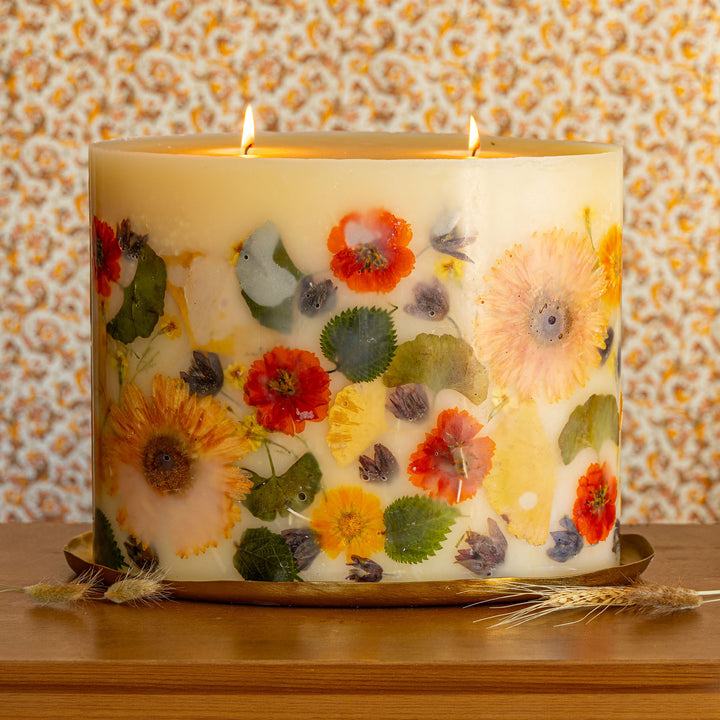 Centerpiece Botanical Candle - Harvest Pumpkin-Candles 2 of 4