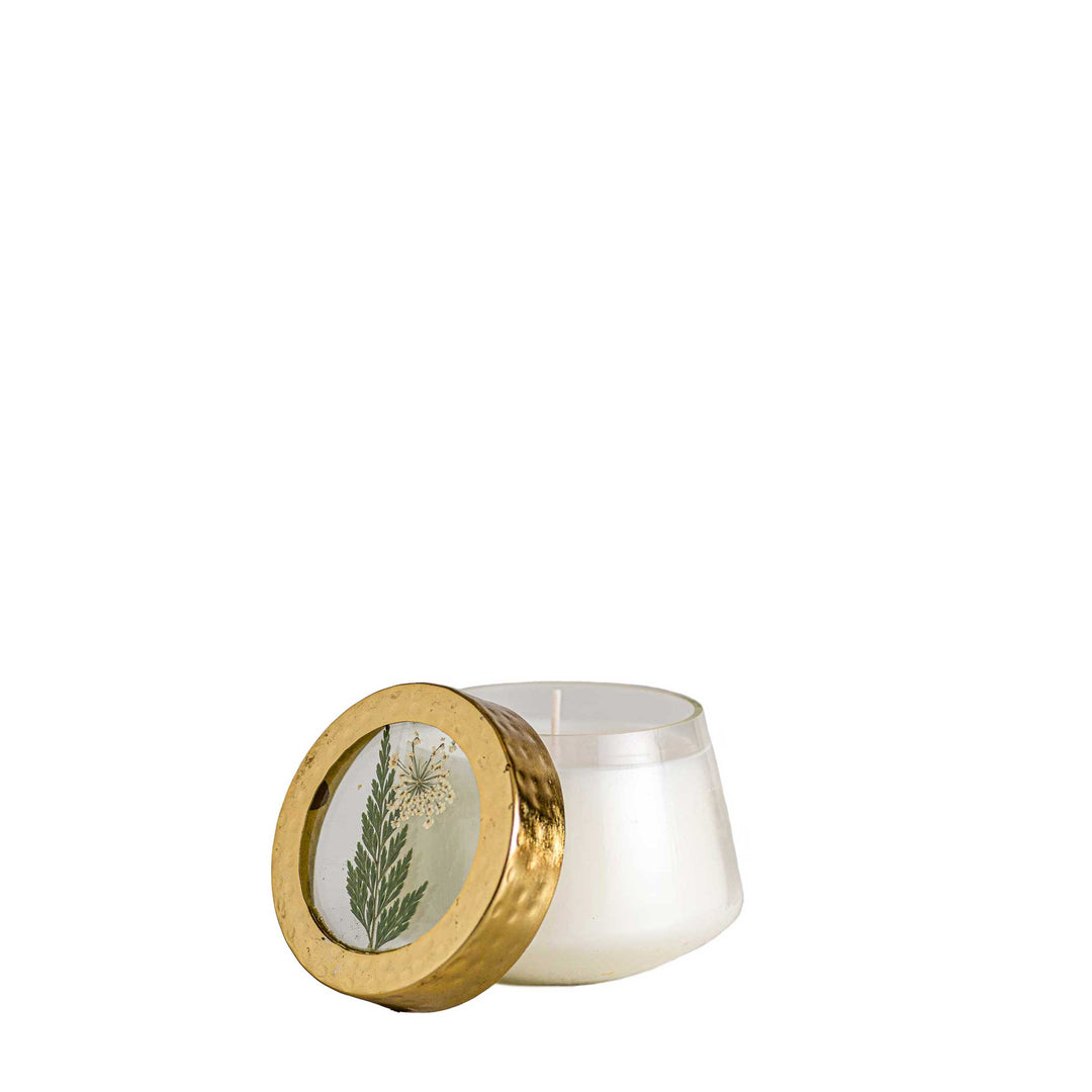 Forest Small Pressed Floral Candle-Pressed Floral Candles