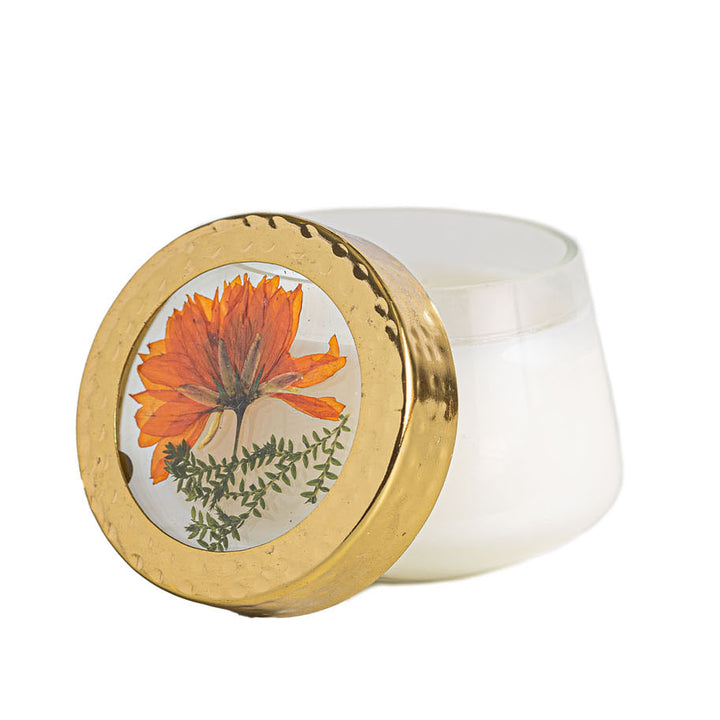 Petite Pressed Floral Candle - Sugared Citrus-Pressed Floral Candles 5 of 6