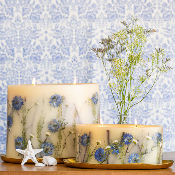 Statement Botanical Candle - Sea Salt Mist-Brick Botanical Candle 3 of 5