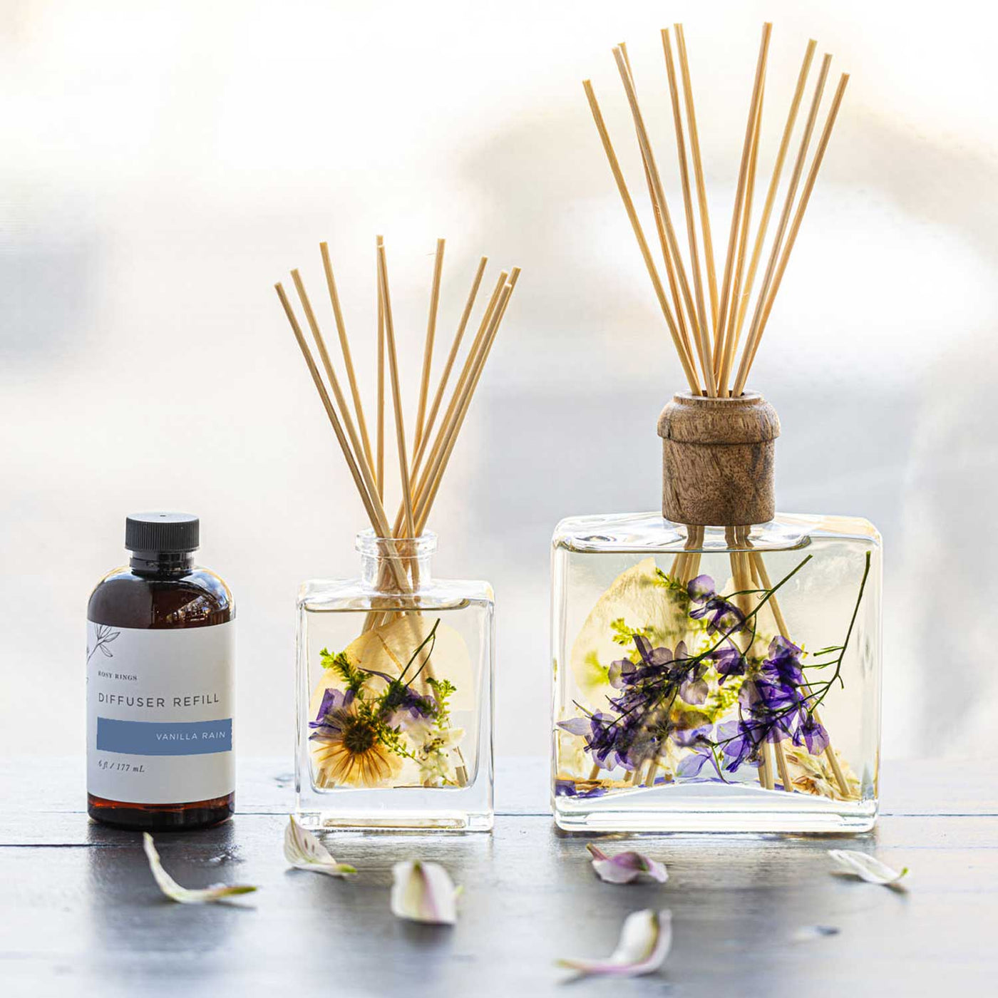 Vanilla Rain 4oz Botanical Reed Diffuser