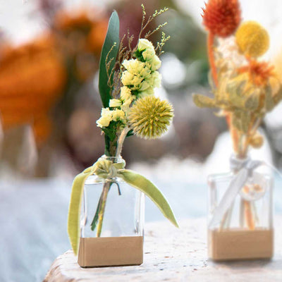 Green Mini Bouquet Dried Floral Arrangement