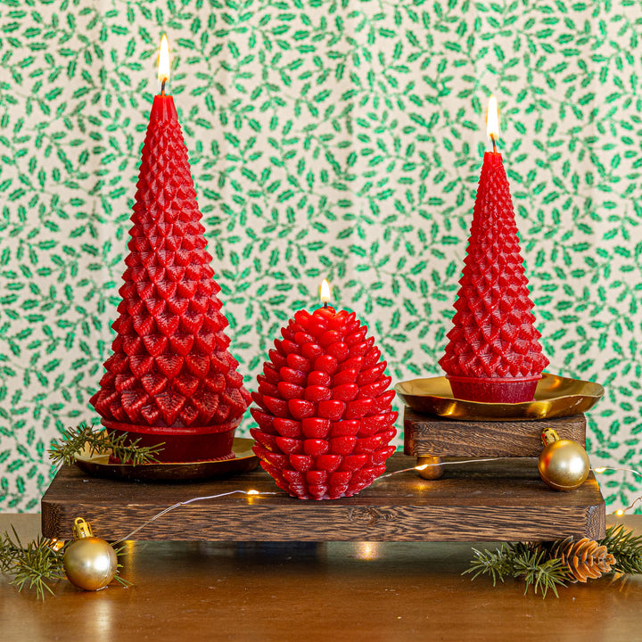 Signature Sculpted Pinecone Candle - Spicy Apple 6 of 8