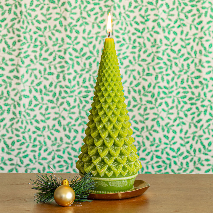 Signature Sculpted Tree Candle - Winterberry Frost 2 of 8