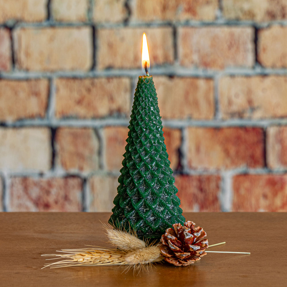 Accent Sculpted Tree Candle - Forest-Candles