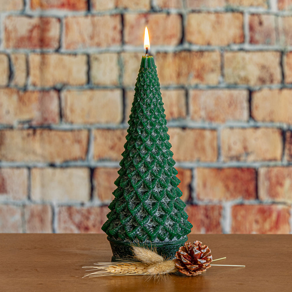Signature Sculpted Tree Candle - Forest-Candles