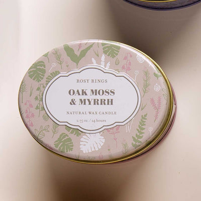 Oak Moss + Myrrh Travel Tin