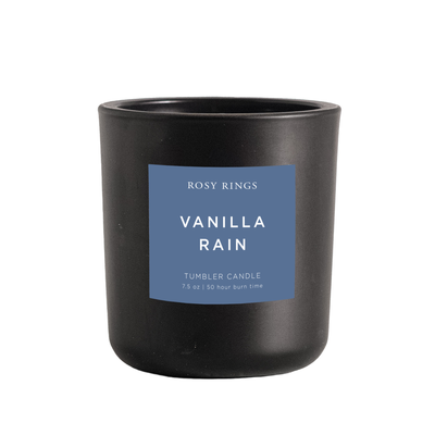 Vanilla Rain Boxed Glass Tumbler Candle