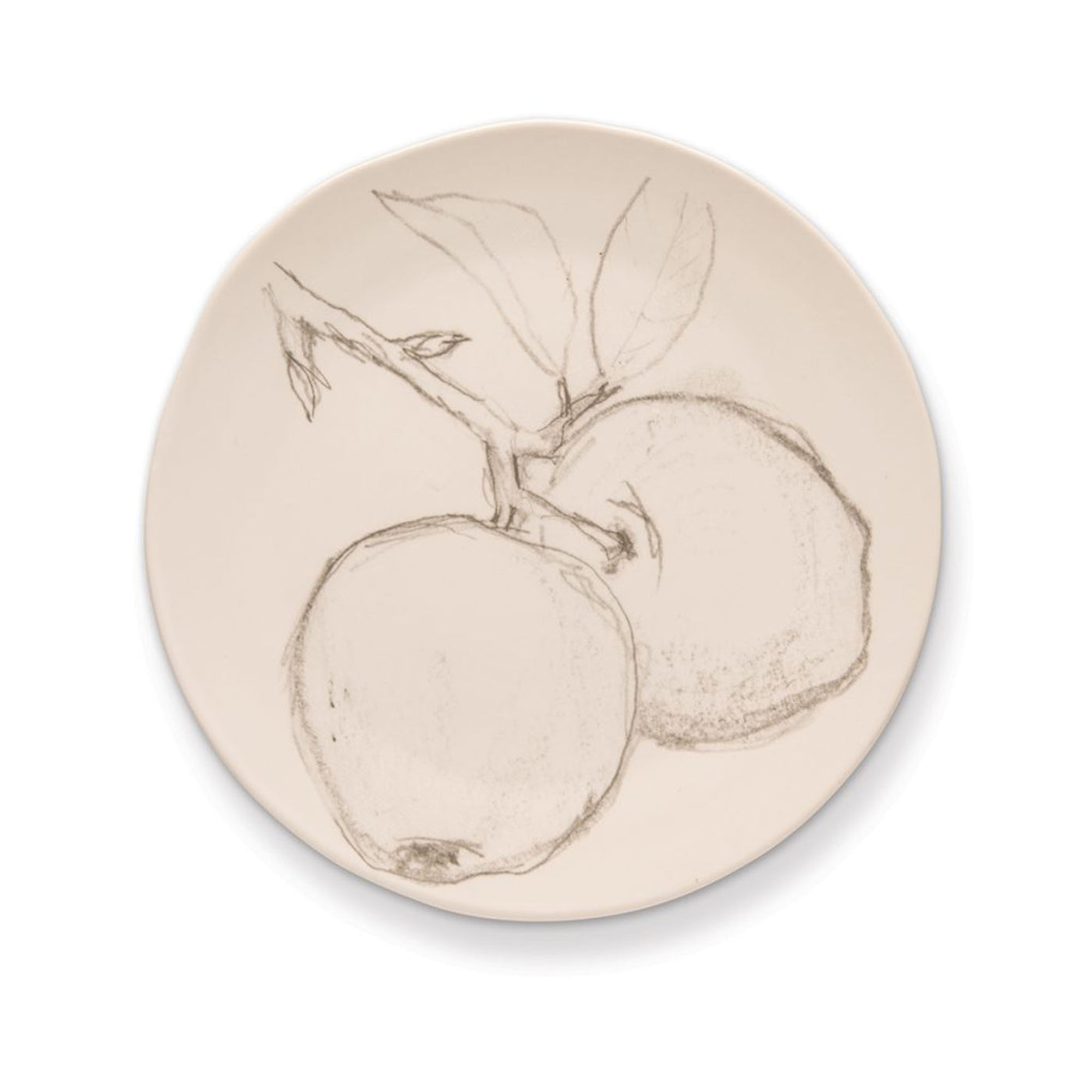 Apple Round Ceramic Plate