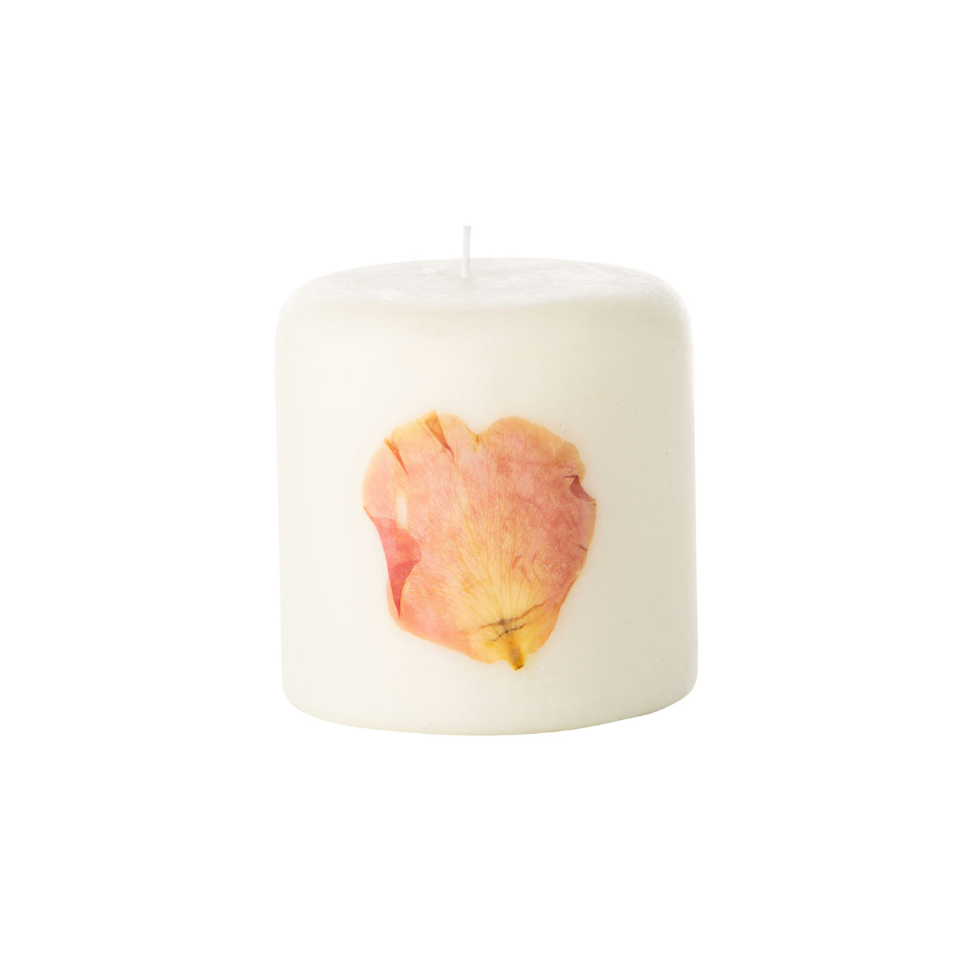 Apricot Rose Pillar Botanical Candle
