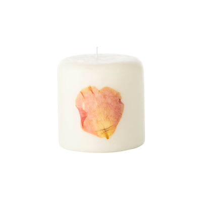 Apricot Rose Pillar Botanical Candle