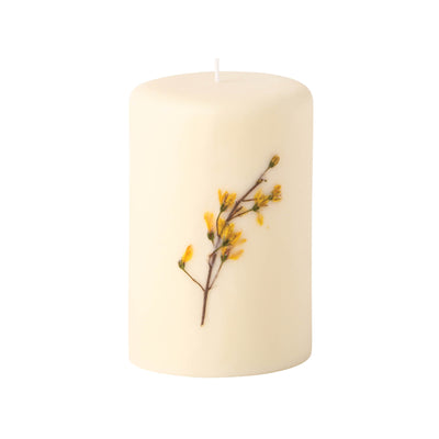 Lemon Blossom + Lychee Tall Pillar Botanical Candle