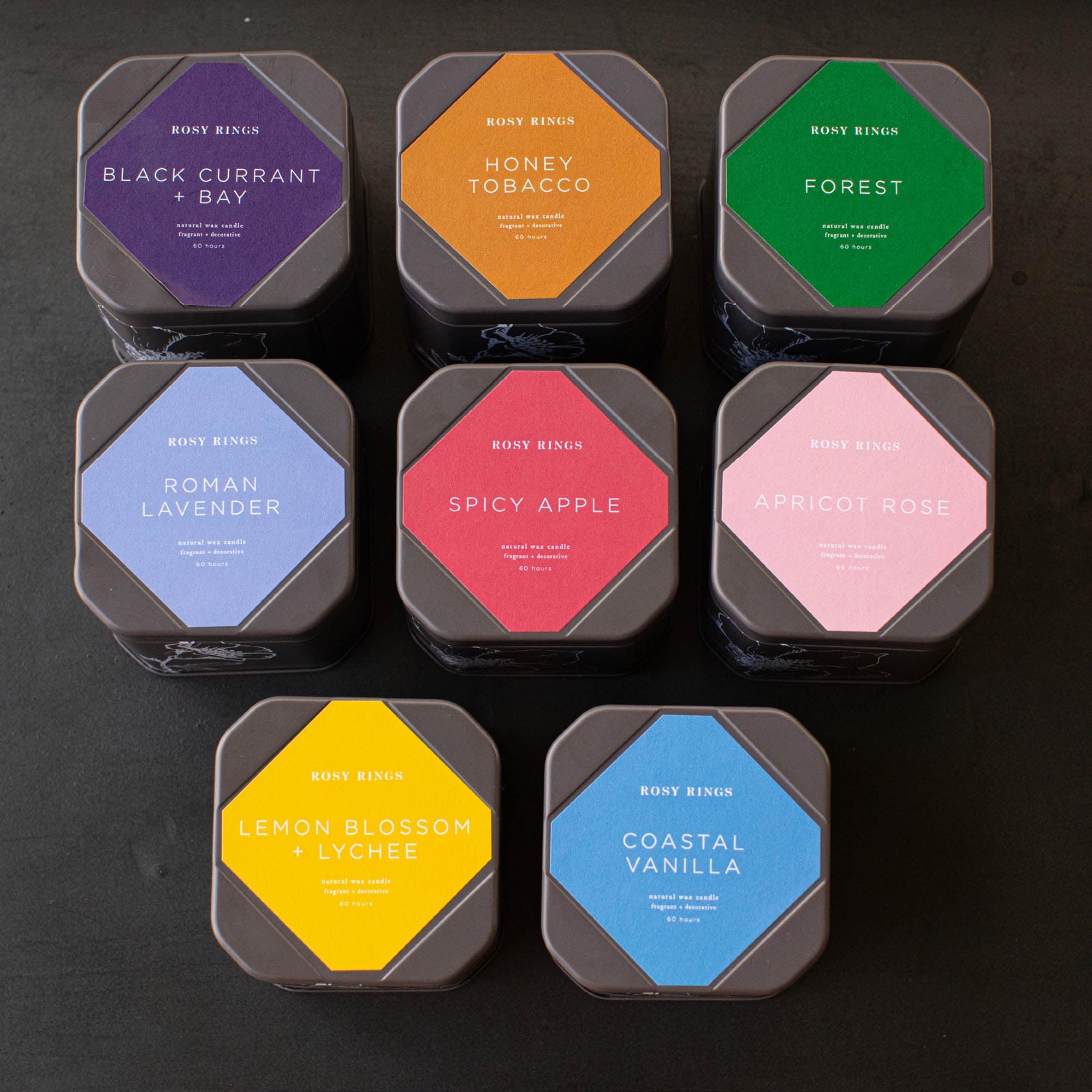 Rosy Rings Accent Tin Candle - Thumbnail 3