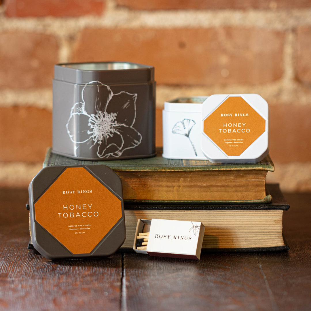 honey tobacco candle Accent Tin Candle honey tobacco candle Accent Tin Candle