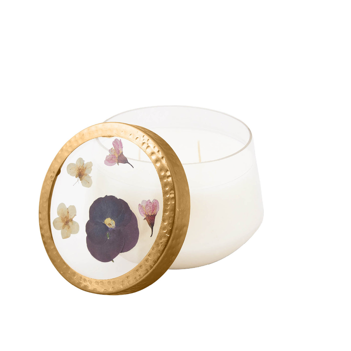 Geranium Oud Large Pressed Floral Candle