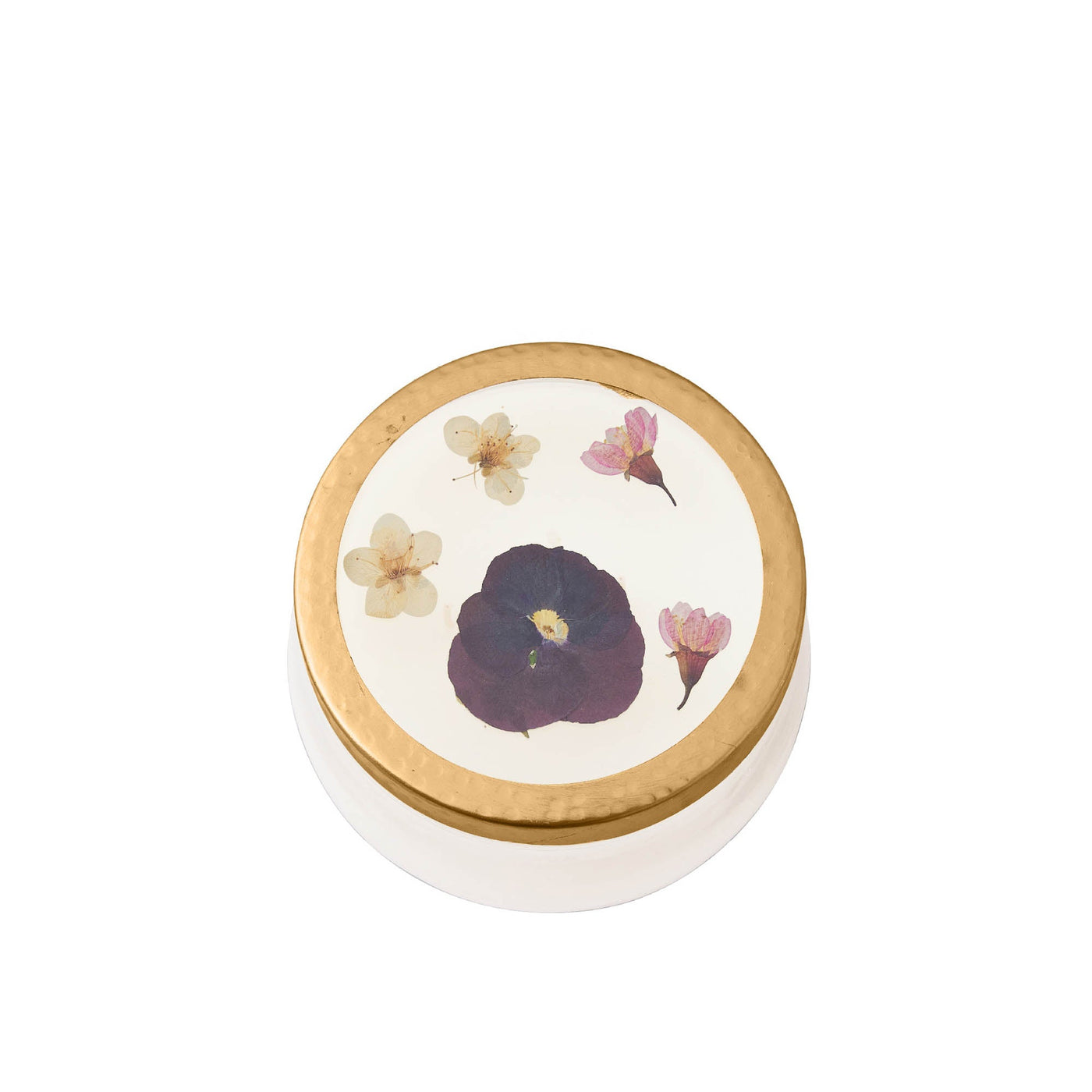 Geranium Oud Large Pressed Floral Candle