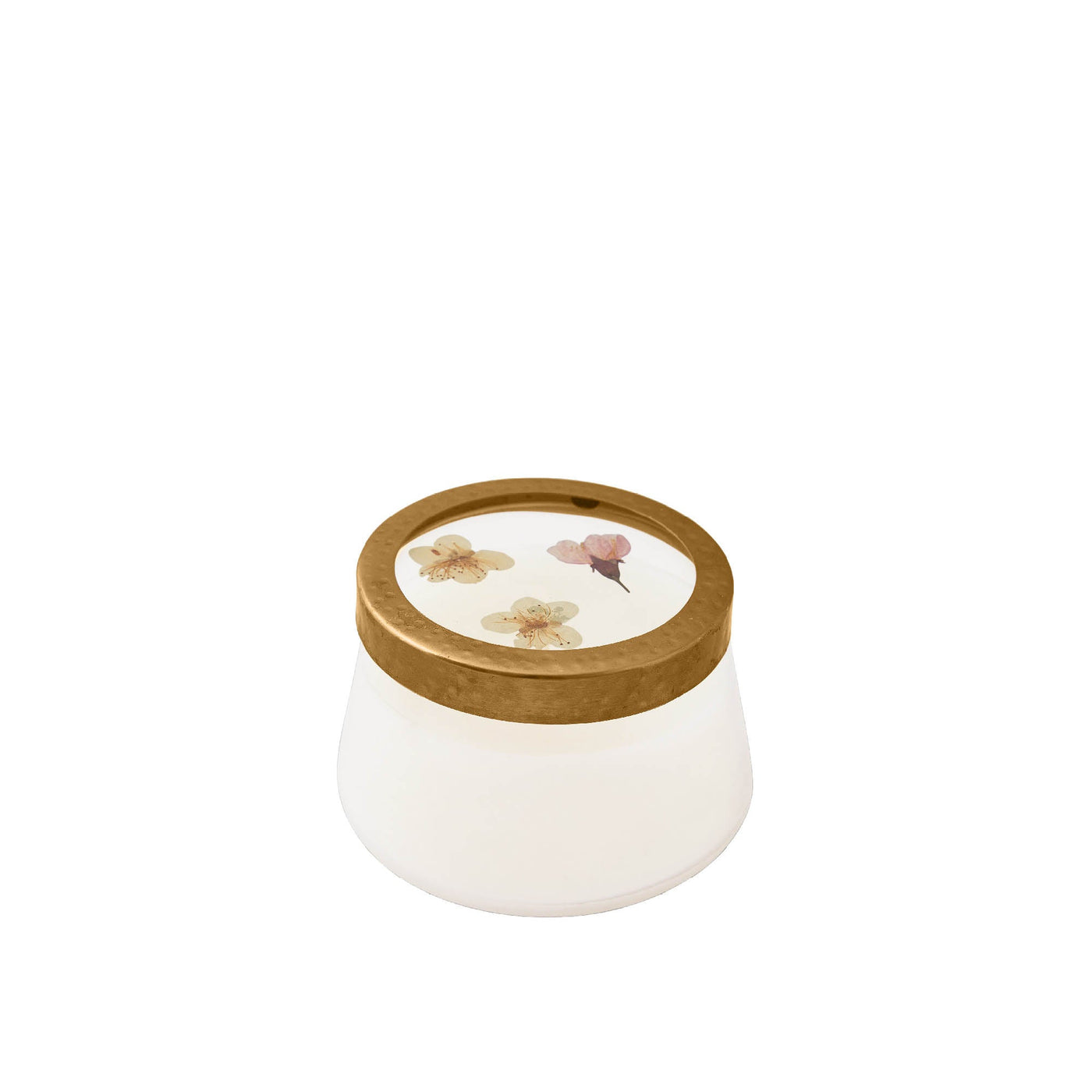 Geranium Oud Medium Pressed Floral Candle