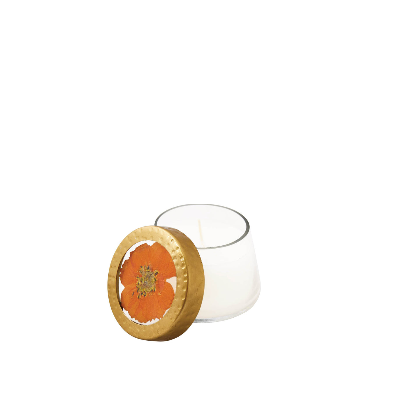 Sunlit Neroli Small Pressed Floral Candle