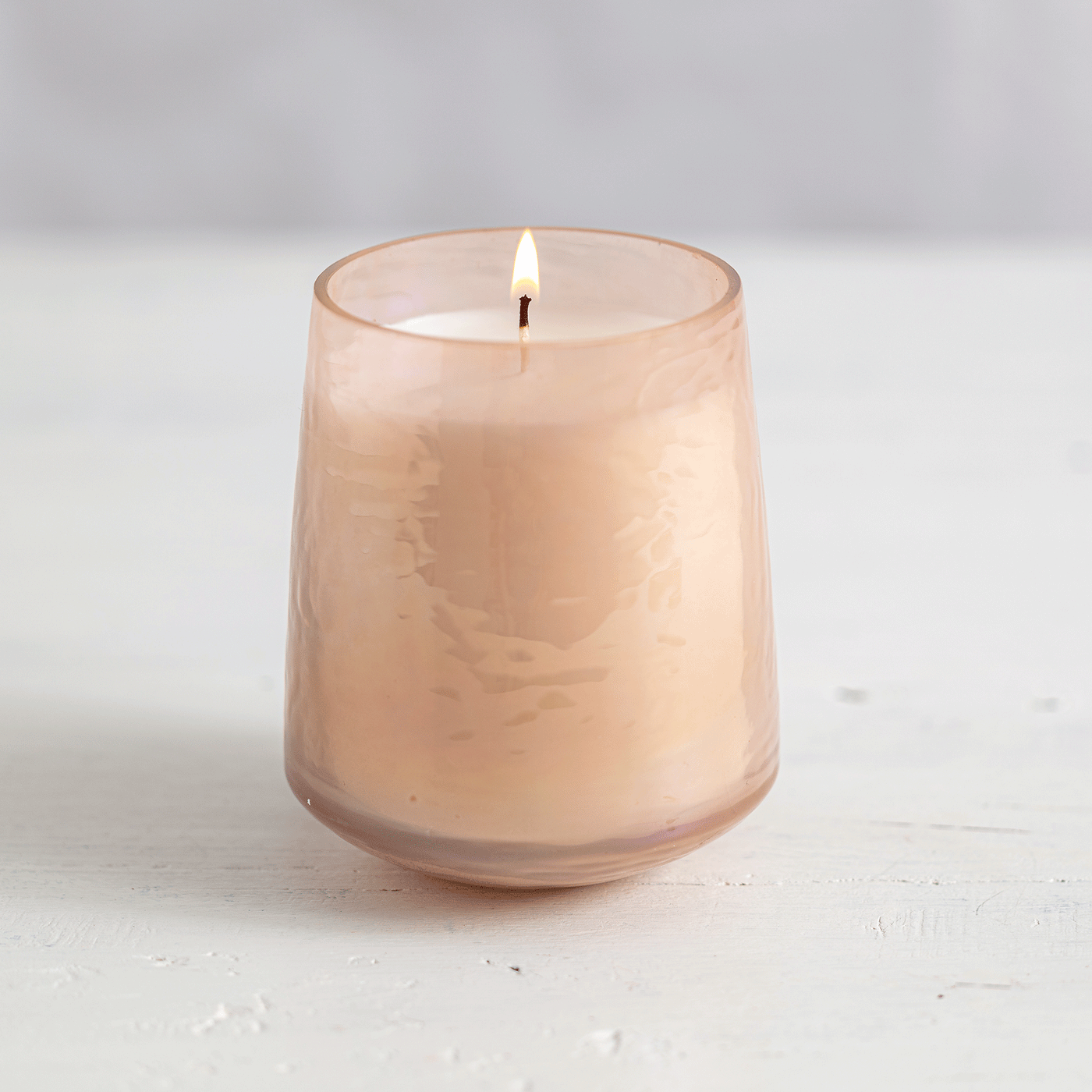 Rachel Parcell + Rosy Rings Peony Medium Pressed Floral Candle