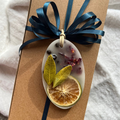 Bay Garland Oval Botanical Sachets - Set of 2