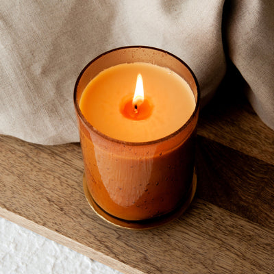 Lemon Blossom + Lychee Sunray Glass Candle